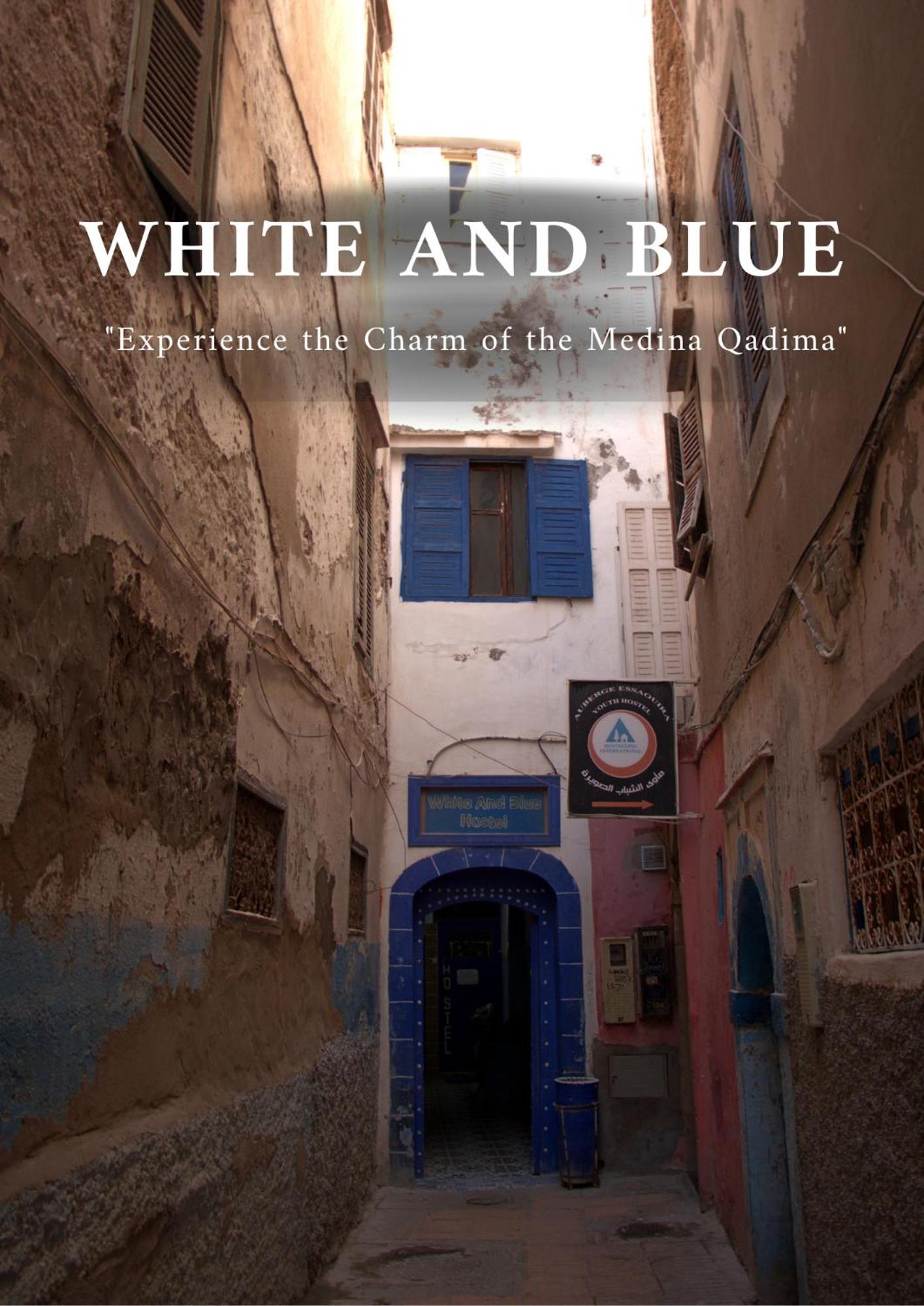 White And Blue Vandrarhem Essaouira Exteriör bild